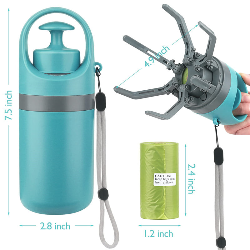 Fantastic Portable Lightweight Dog Pooper Scooper With Built-in Poop Bag Dispenser
