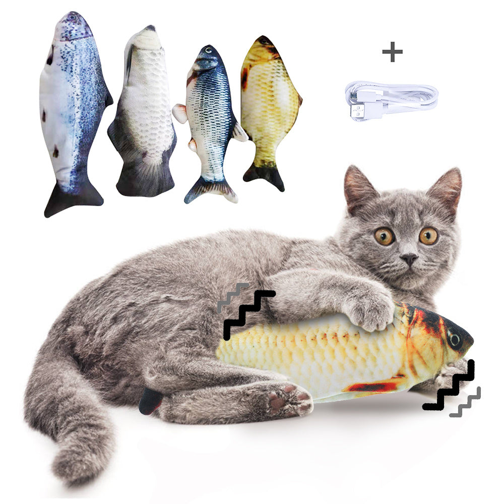 Lively Fish Toy for Cats – Catnip-Free, Pure Fun