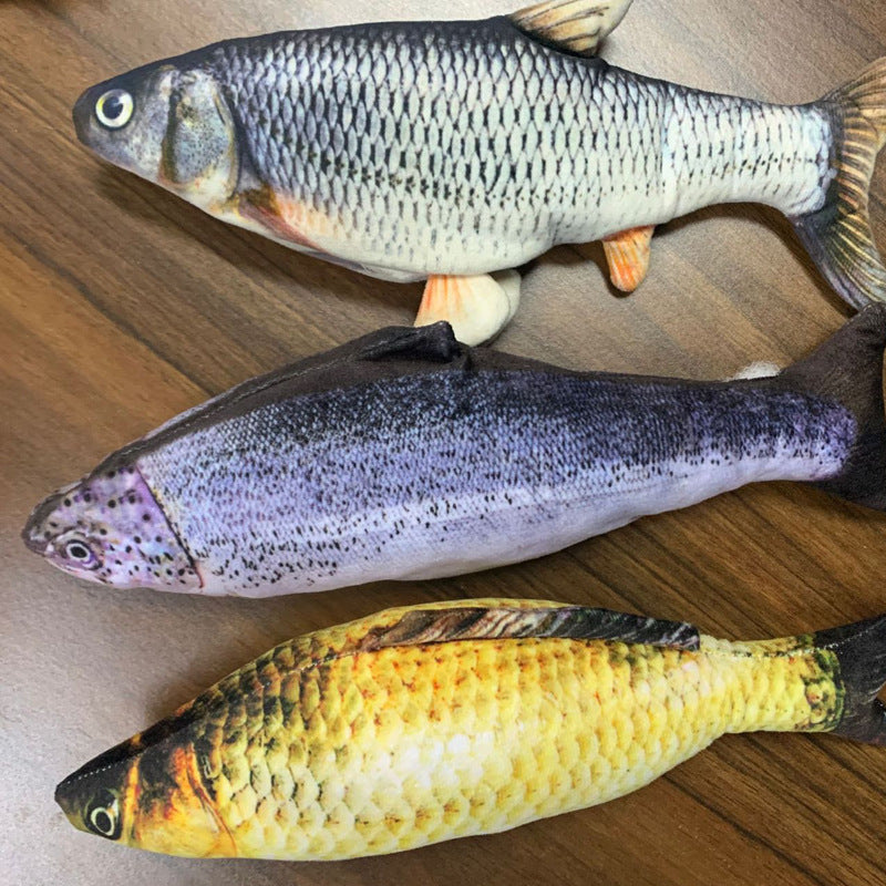 Lively Fish Toy for Cats – Catnip-Free, Pure Fun