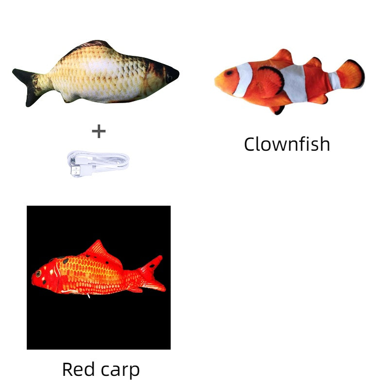 Lively Fish Toy for Cats – Catnip-Free, Pure Fun