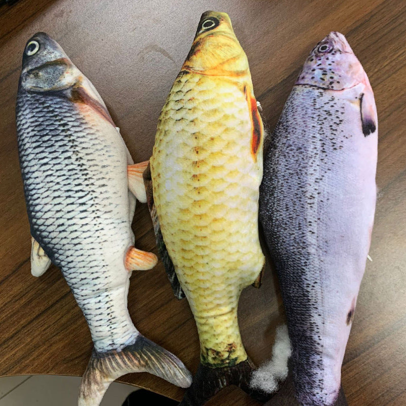 Lively Fish Toy for Cats – Catnip-Free, Pure Fun