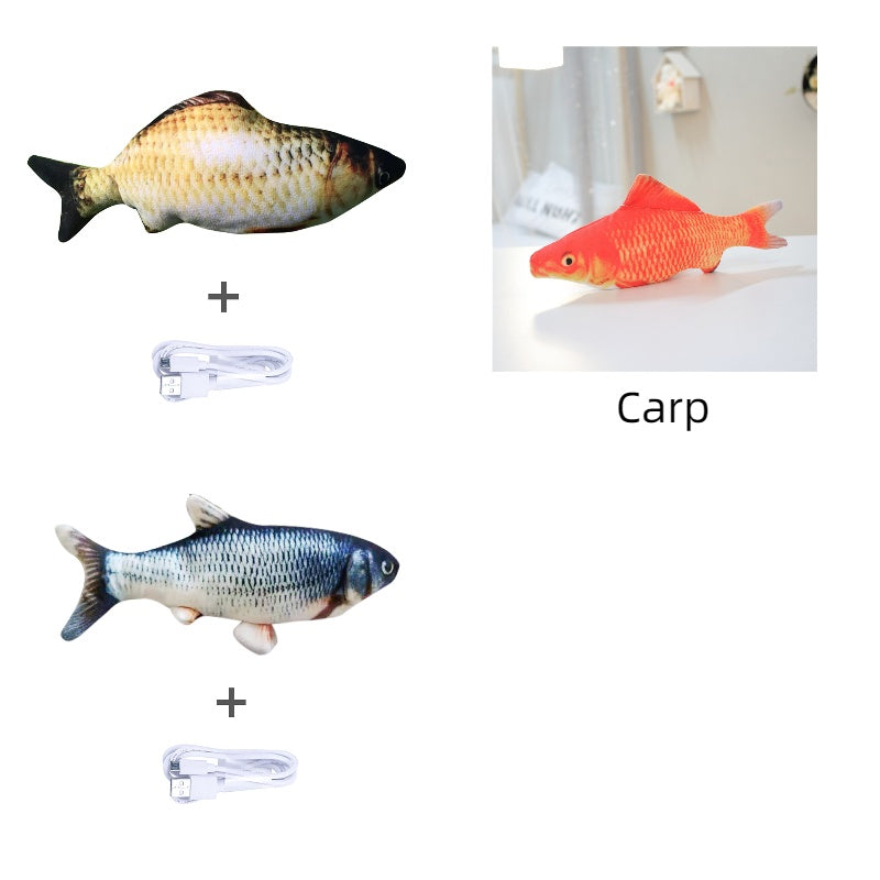 Lively Fish Toy for Cats – Catnip-Free, Pure Fun