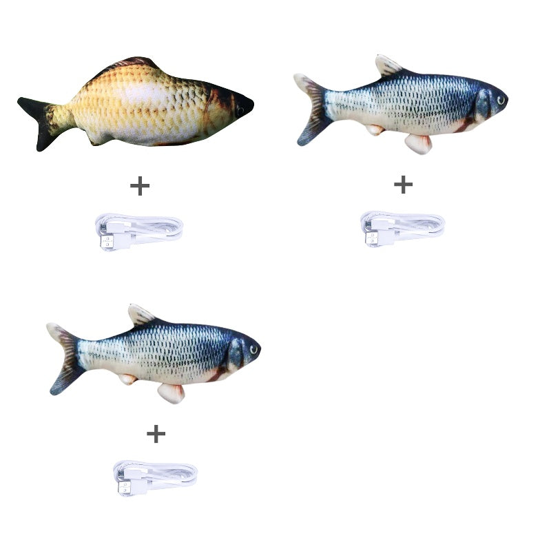 Lively Fish Toy for Cats – Catnip-Free, Pure Fun