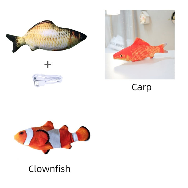 Lively Fish Toy for Cats – Catnip-Free, Pure Fun